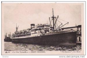 PORT VENDRES64 LA COTE VERMEILLE   L 'EL KANTARA   COMPAGNIE MIXTE (BATEAU BEAU PLAN)