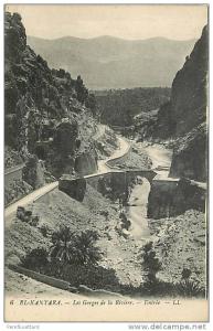 * (ALG)  EL KANTARA   *  CPA  - LES GORGES DE LA RIVIERE