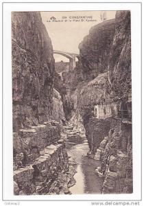 Constantine N°139 Le Rhumel et le Pont El Kantara