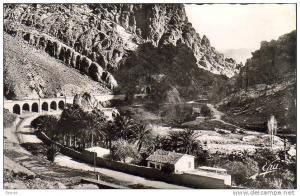 ALGERIE  EL-KANTARA Côté Nord et Route de Biskra