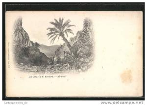 CPA El Kantara, Les Gorges