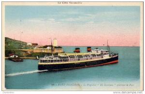D66  PORT VENDRES  Le Paquebot   El-Kantara   quittant le Port  .....  (Ref EE173 )
