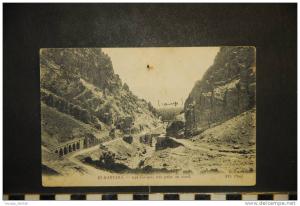 ALGERIE EL KANTARA LES GORGES VUE PRISE AU NORD