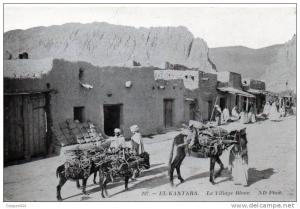 ALGERIE -EL-KANTARA - LE VILLAGE BLANC