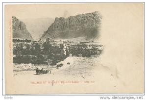 Village et Oasis de El Kantara Coté Sud  Cliché Maure FA 3615 Diligence