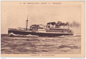 CIE DE NAVIGATION MIXTE PAQUEBOT EL KANTARA