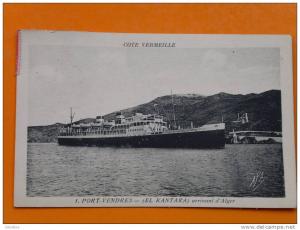 El Kantara - arrivant d'Alger - Port Vendre