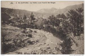 el kantara la vallée avant les gorges