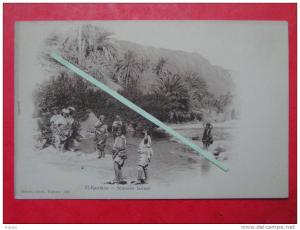 algérie el kantara femmes lavant