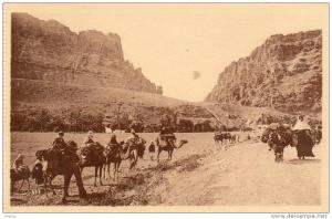 ALGERIE EL KANTARA CARAVANE DE NOMADES