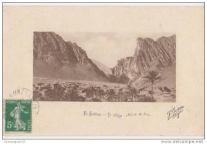 CPA ALGERIE EL KANTARA près Biskra Le Village Geiser 1910