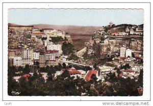 carte 1950 CONSTANTINE / VUE PANORAMIQUE ,ponts el kantara et paserelle sidi m'cid