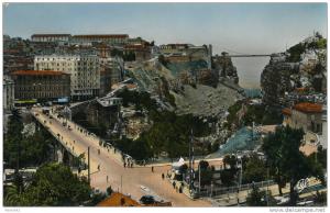 ALGÉRIE - CONSTANTINE - Vue générale sur le pont d'El Kantara (1958)