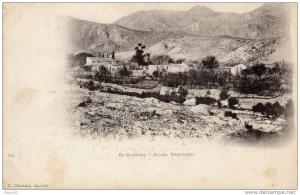 CPA. ALGERIE. EL - KANTARA.  HOTEL BERTRAND.  AVANT 1904.