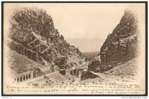 Algeria, Alger, El kantara - Les Gorges, vue prise au Nord, beautiful postcard