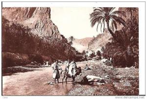 EL-KANTARA. - L´Oued et les Gorges.