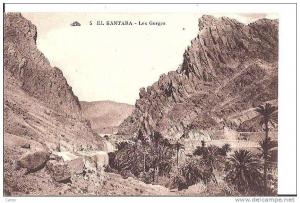 EL-KANTARA. - Les Gorges.