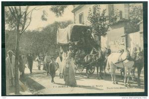 Algérie - aumale - départ du courier de Bouïra  - Dreyfuss frère éditeurs , Aumale ( Algérie ) ( lire détail)  - ux33
