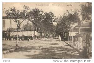 CPA BORDJ BOUIRA  @ RUE ANIMEE @