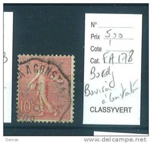 France  Semeuse Convoyeur Bordj Bouira à Constantine Oblitéré  Algérie