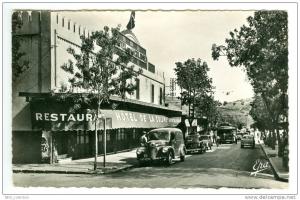 BOUIRA - Hôtel de la Colonie et Rue Principale