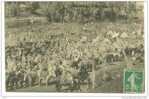 Algérie - BOUIRA - LE MARCHE -  CARTE très animée