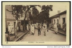 ALGERIE BOUIRA /          Rue principale        / CARTE GLACEE