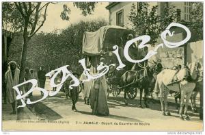 Algérie - Aumale - Départ du Courrier de Bouïra