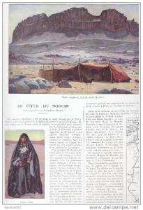 algerie sahara   au coeur du hoggar  tahat  assekrem   koudia  1929