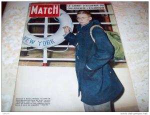 PARIS MATCH N°461 DU 8 FEVRIER 1958  AVEC HERZOG A L'ASSAUT DU HOGGAR - VALLEE DE L'ARC - YVES SAINT LAURENT