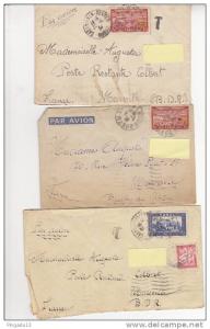 Cie Fraissinet Paquebot Touareg Hoggar Casablanca Maroc Avion  Taxe  Marseille