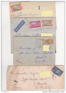 Cie Fraissinet Paquebot Touareg Hoggar Taxe Dakar Sénégal Conakry Guinée Port Bouet Côte d'Ivoire  Marseille