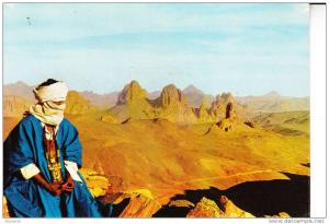 d23 1013 - ALGERIE - LE HOGGAR - l'homme bleu  - éditeur à tlemcen