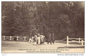 61 CPA HARAS DU PIN - Souvenir Visite du Chef Touareg HOGGAR