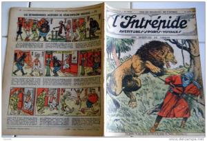 L´Intrépide 15 juil 1934- Hoggar-Les Echos - Les Extraordinaires aventures de César-Napoléon Rascasse