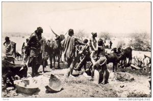 ALGERIE  SCENES ET TYPES  Route du Hoggar Puits D´IN ABBANGARIT