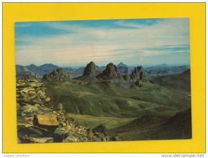 POSTCARD 1960years ALGERIA ALGERIE THE HOGGAR ASSEKREM LANDSCAPE AFRICA AFRIQUE