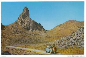 Hoggar Sur la piste pres de l Ermitage du Pere de Foucault ecrite 1967