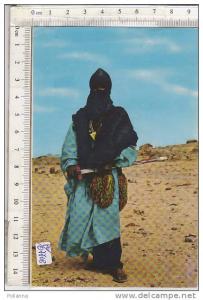 PO0771B# ALGERIA - HOGGAR - HOMME BLEU - TUAREG CON SPADA  VG 1974