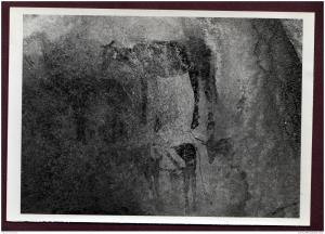 Belle grande photo ALGERIE HOGGAR - PEINTURES RUPESTRES