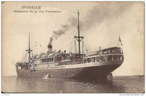 13mée  PAQUEBOT  HOGGAR   DE LA Cie FRAISSINET