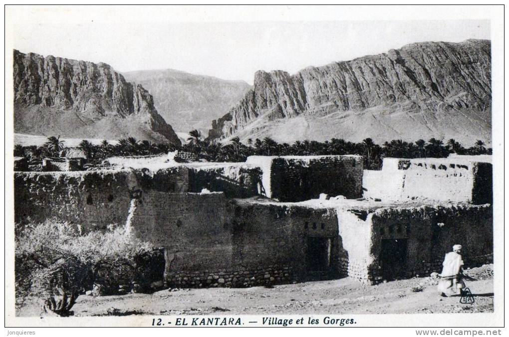 EL-KANTARA Village et les Gorges.