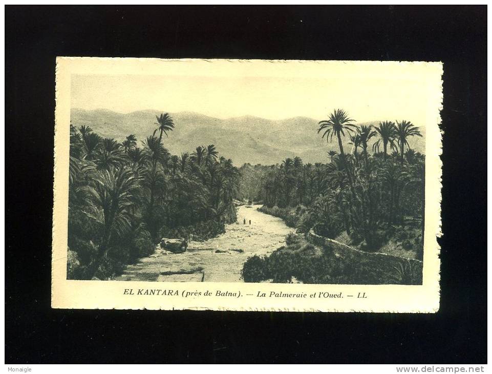 CPA   ALGERIE  EL KANTARA  PRES DE BATNA       LA PALMERAIE             LL