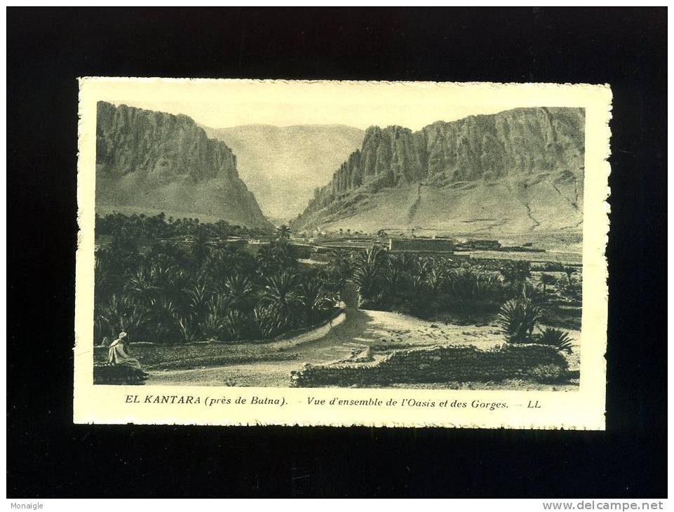 CPA   ALGERIE  EL KANTARA  PRES DE BATNA                    LL