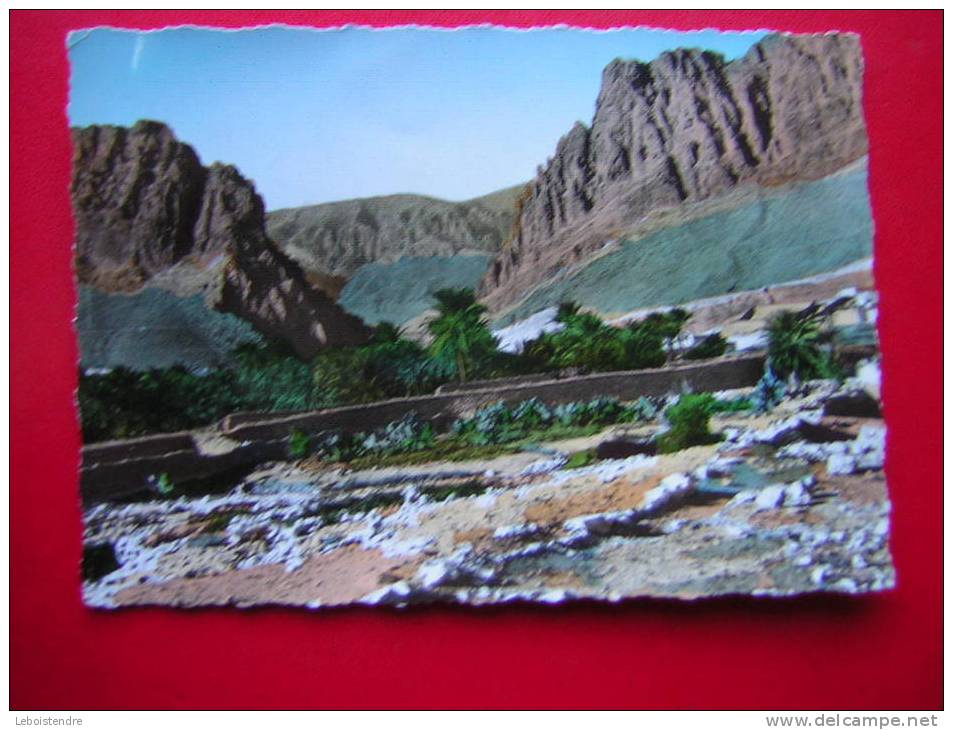 CPSM ALGERIE  L'AFRIQUE DU NORD PITTORESQUE  LES GORGES D'EL KANTARA VOYAGEE