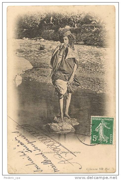 Algérie - Lavandière de l'Oued el Kantara - CPA