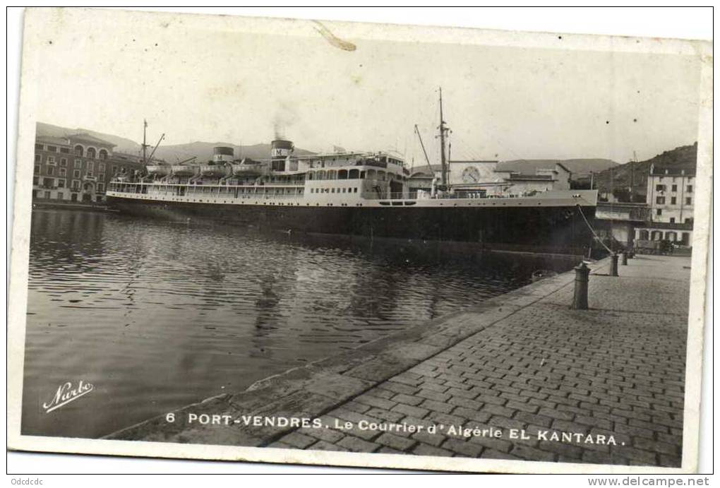 PORT-VENDRES-Le Courrier d'Algerie EL KANTARA