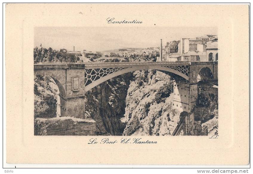 Constantine le pont El Kantara neuve excellent état  cadre relief