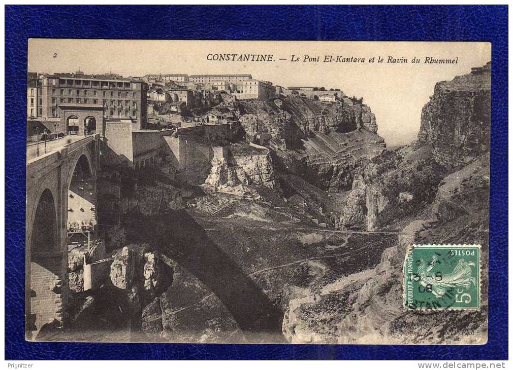 ALGERIE / ALGERIEN    Constantine  Le Pont El Kantara et le Ravin du Rhummel