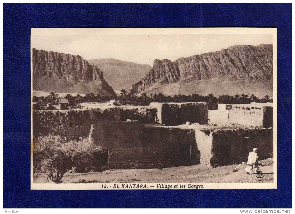 ALGERIE / ALGERIEN   El Kantara  Village et les Gorges
